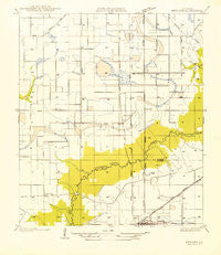 Redland Louisiana Historical topographic map, 1:31680 scale, 7.5 X 7.5 Minute, Year 1947