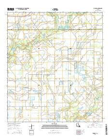 Richard Louisiana Current topographic map, 1:24000 scale, 7.5 X 7.5 Minute, Year 2015