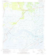Rigolets Louisiana Historical topographic map, 1:24000 scale, 7.5 X 7.5 Minute, Year 1968