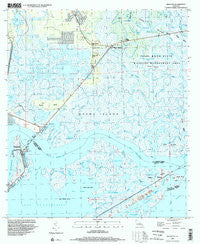 Rigolets Louisiana Historical topographic map, 1:24000 scale, 7.5 X 7.5 Minute, Year 1998