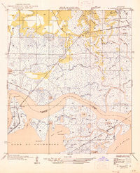 Rigolets Louisiana Historical topographic map, 1:31680 scale, 7.5 X 7.5 Minute, Year 1946