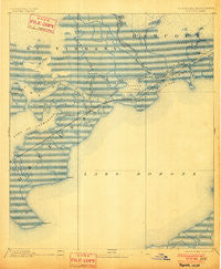 Rigolets Louisiana Historical topographic map, 1:62500 scale, 15 X 15 Minute, Year 1893