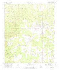 Ringgold Louisiana Historical topographic map, 1:24000 scale, 7.5 X 7.5 Minute, Year 1972