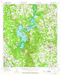 Ringgold Louisiana Historical topographic map, 1:62500 scale, 15 X 15 Minute, Year 1956