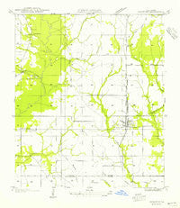 Rosepine Louisiana Historical topographic map, 1:31680 scale, 7.5 X 7.5 Minute, Year 1954