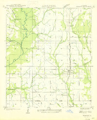 Rosepine Louisiana Historical topographic map, 1:31680 scale, 7.5 X 7.5 Minute, Year 1947