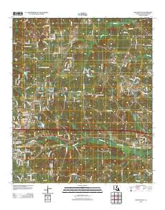 Ruston East Louisiana Historical topographic map, 1:24000 scale, 7.5 X 7.5 Minute, Year 2012