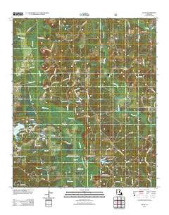 Saline Louisiana Historical topographic map, 1:24000 scale, 7.5 X 7.5 Minute, Year 2012