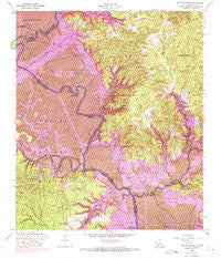 Salter Creek Louisiana Historical topographic map, 1:24000 scale, 7.5 X 7.5 Minute, Year 1954