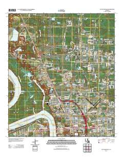 Scotlandville Louisiana Historical topographic map, 1:24000 scale, 7.5 X 7.5 Minute, Year 2012