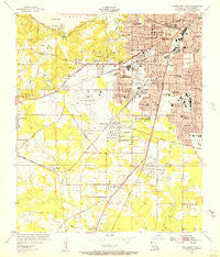 Shreveport West Louisiana Historical topographic map, 1:24000 scale, 7.5 X 7.5 Minute, Year 1955