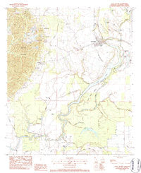 Sicily Island Louisiana Historical topographic map, 1:24000 scale, 7.5 X 7.5 Minute, Year 1983