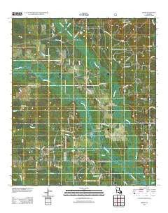 Sieper Louisiana Historical topographic map, 1:24000 scale, 7.5 X 7.5 Minute, Year 2012