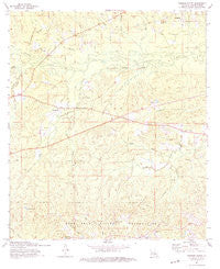 Simpson South Louisiana Historical topographic map, 1:24000 scale, 7.5 X 7.5 Minute, Year 1974