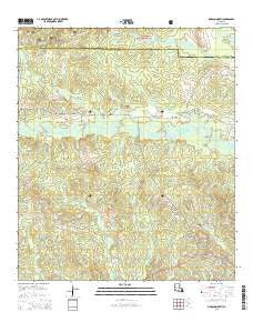 Simpson North Louisiana Current topographic map, 1:24000 scale, 7.5 X 7.5 Minute, Year 2015