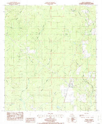 Singer Louisiana Historical topographic map, 1:24000 scale, 7.5 X 7.5 Minute, Year 1986