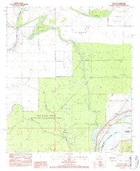 Slocum Louisiana Historical topographic map, 1:24000 scale, 7.5 X 7.5 Minute, Year 1983