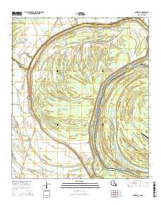 Somerset Louisiana Current topographic map, 1:24000 scale, 7.5 X 7.5 Minute, Year 2015