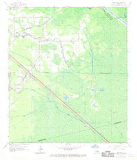 Sorrento Louisiana Historical topographic map, 1:24000 scale, 7.5 X 7.5 Minute, Year 1962