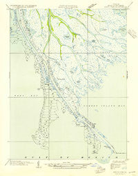 South Pass Louisiana Historical topographic map, 1:31680 scale, 7.5 X 7.5 Minute, Year 1935