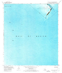 South of South Pass Louisiana Historical topographic map, 1:24000 scale, 7.5 X 7.5 Minute, Year 1971