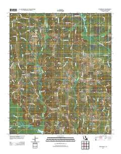 Spearsville Louisiana Historical topographic map, 1:24000 scale, 7.5 X 7.5 Minute, Year 2012