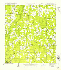 Spring Creek Louisiana Historical topographic map, 1:31680 scale, 7.5 X 7.5 Minute, Year 1940