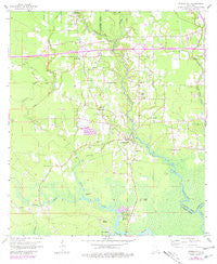 Springfield Louisiana Historical topographic map, 1:24000 scale, 7.5 X 7.5 Minute, Year 1963