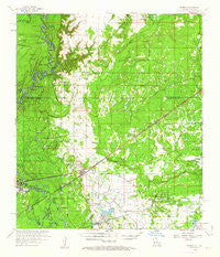 Starks Louisiana Historical topographic map, 1:62500 scale, 15 X 15 Minute, Year 1959