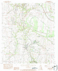 Sunset Louisiana Historical topographic map, 1:24000 scale, 7.5 X 7.5 Minute, Year 1983