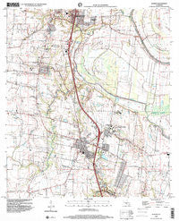 Sunset Louisiana Historical topographic map, 1:24000 scale, 7.5 X 7.5 Minute, Year 1998