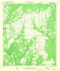 Thigpen Louisiana Historical topographic map, 1:31680 scale, 7.5 X 7.5 Minute, Year 1942