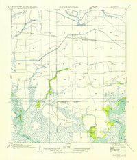Thornwell Louisiana Historical topographic map, 1:31680 scale, 7.5 X 7.5 Minute, Year 1954