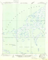 Three Mile Bay Louisiana Historical topographic map, 1:31680 scale, 7.5 X 7.5 Minute, Year 1949