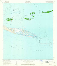 Timbalier Island Louisiana Historical topographic map, 1:24000 scale, 7.5 X 7.5 Minute, Year 1953