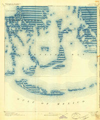 Timbalier Louisiana Historical topographic map, 1:62500 scale, 15 X 15 Minute, Year 1894