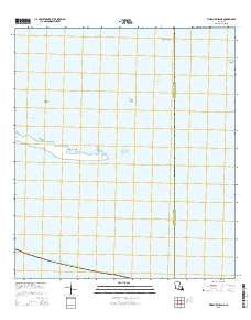 Timbalier Island Louisiana Current topographic map, 1:24000 scale, 7.5 X 7.5 Minute, Year 2015