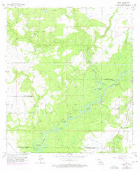 Topsy Louisiana Historical topographic map, 1:24000 scale, 7.5 X 7.5 Minute, Year 1957