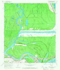 Turnbull Island Louisiana Historical topographic map, 1:24000 scale, 7.5 X 7.5 Minute, Year 1965