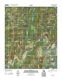 Twin Oaks Louisiana Historical topographic map, 1:24000 scale, 7.5 X 7.5 Minute, Year 2012
