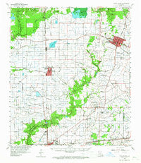 Ville Platte Louisiana Historical topographic map, 1:62500 scale, 15 X 15 Minute, Year 1960