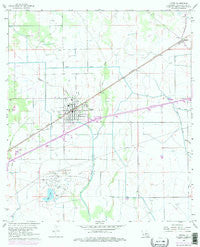 Vinton Louisiana Historical topographic map, 1:24000 scale, 7.5 X 7.5 Minute, Year 1960