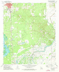 Vivian South Louisiana Historical topographic map, 1:24000 scale, 7.5 X 7.5 Minute, Year 1971
