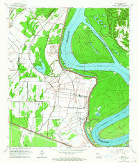 Walls Louisiana Historical topographic map, 1:24000 scale, 7.5 X 7.5 Minute, Year 1963