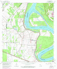 Walls Louisiana Historical topographic map, 1:24000 scale, 7.5 X 7.5 Minute, Year 1963