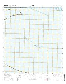 Western Isles Dernieres Louisiana Current topographic map, 1:24000 scale, 7.5 X 7.5 Minute, Year 2015