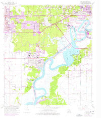 Westlake Louisiana Historical topographic map, 1:24000 scale, 7.5 X 7.5 Minute, Year 1955
