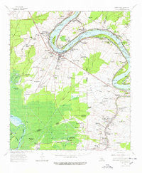 White Castle Louisiana Historical topographic map, 1:62500 scale, 15 X 15 Minute, Year 1963