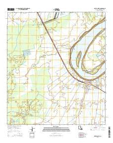 White Castle Louisiana Current topographic map, 1:24000 scale, 7.5 X 7.5 Minute, Year 2015