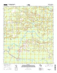 Whitehall Louisiana Current topographic map, 1:24000 scale, 7.5 X 7.5 Minute, Year 2015